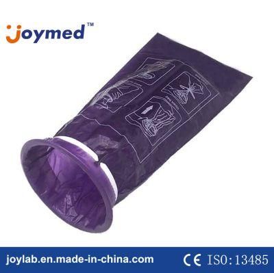 Disposable Purple Vomit Throw up Bag for Airsickness Bag Hospital Vomit Plastic Bag