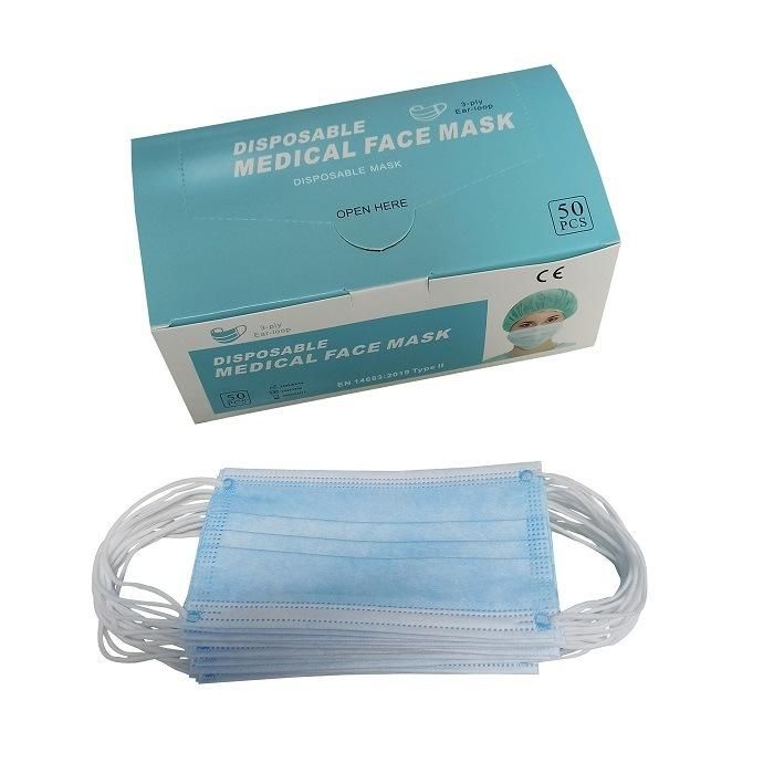 3ply Non Woven Pleated Mask Disposable Medical Face Mask