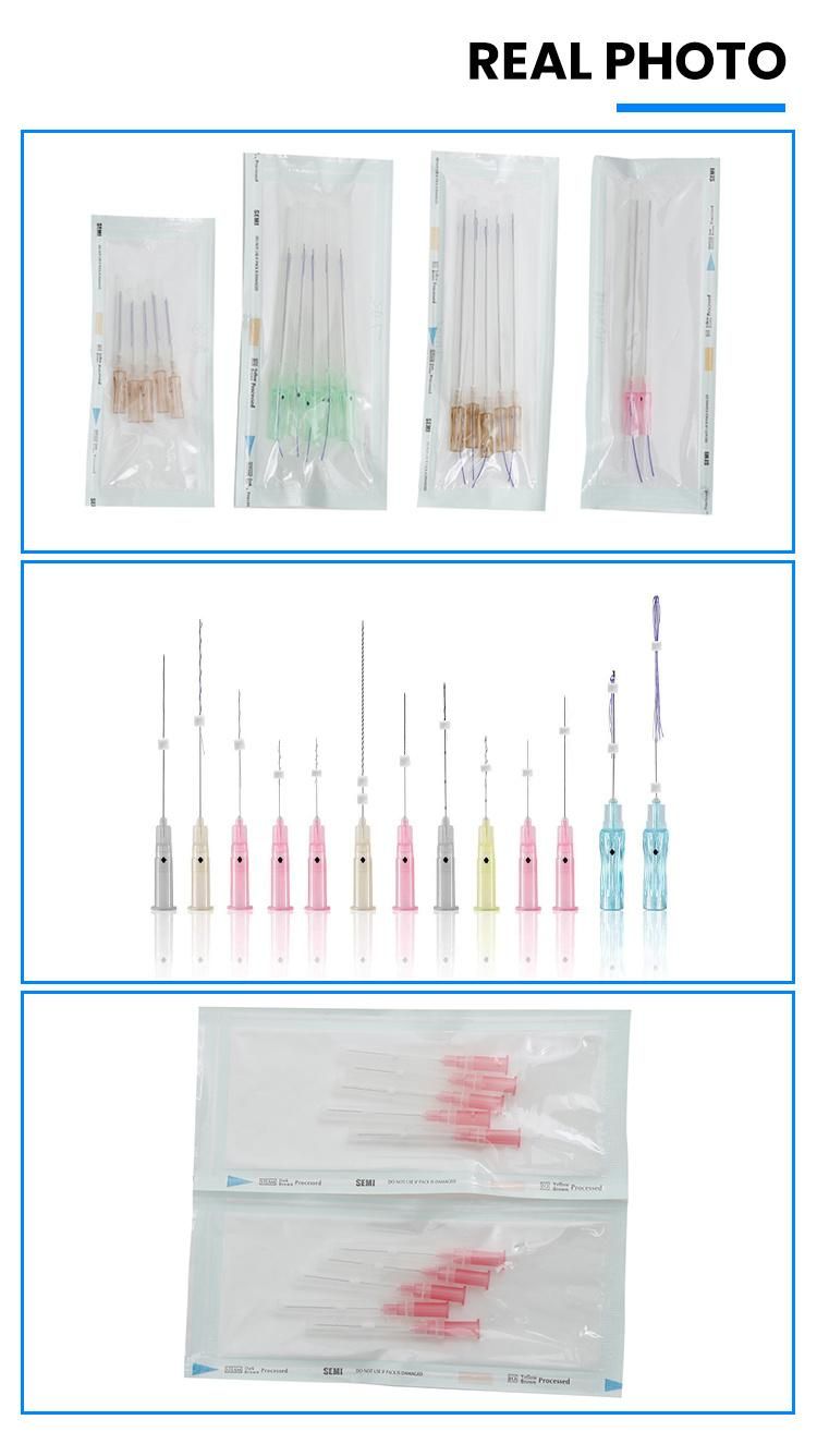 Hot Sale Polydioxanone Suture Mono Screw Hilos Pdo Plla Thread Lift