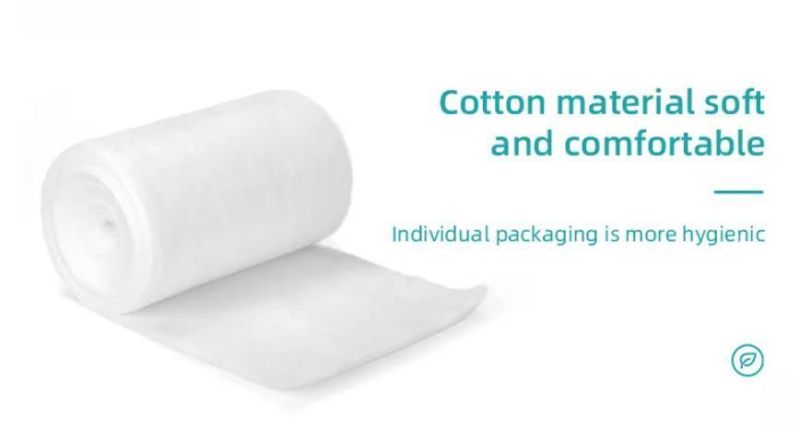 CE ISO Approved China Factory OEM Customized Cotton Rouleau De Gaze Absorbent Medical Gauze Bandage Rolls for Wound Care