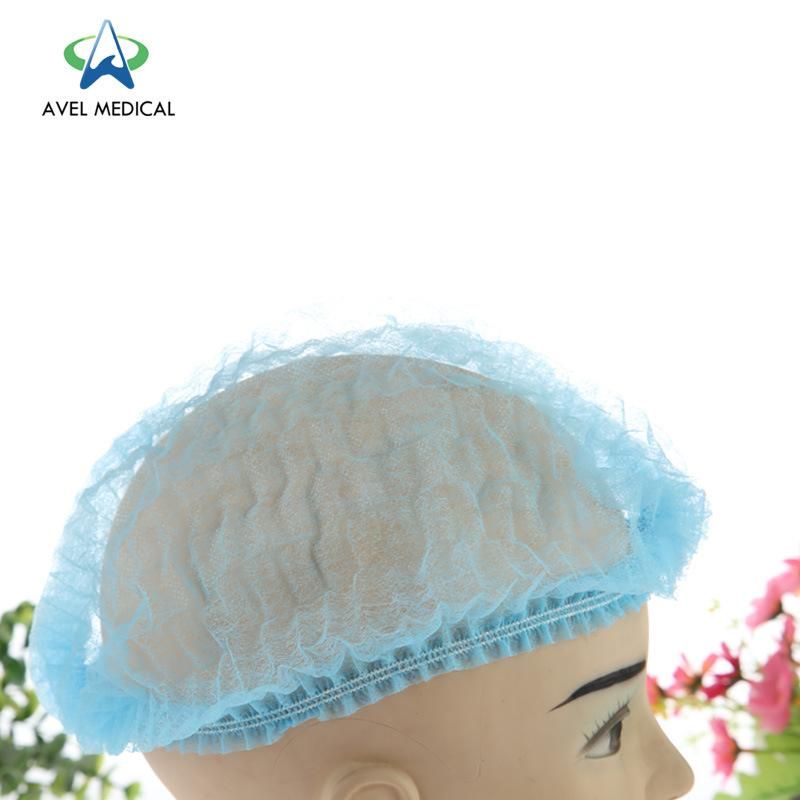 Doctor Nurse Protective Disposable Cap Non-Woven Bouffant Cap