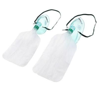 CE ISO Disposable PVC Oxygen Mask with Reservoir Bag