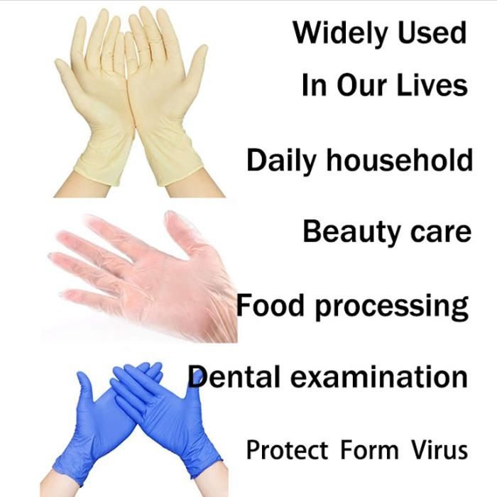 Safety Disposable Transparent PVC Hand Gloves