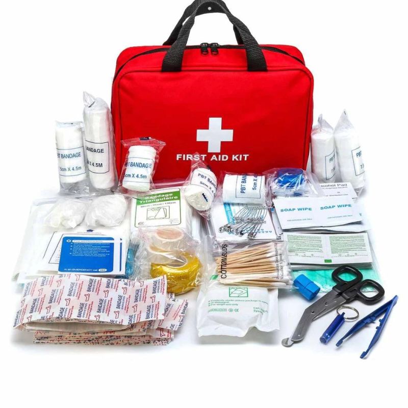 Health Care Home Emergency Medical Portable Travel Survival First Aid Kit Bag with Supplies