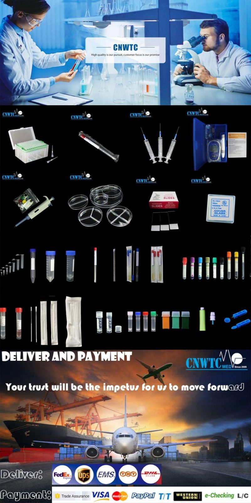 Medical Disposables Sterile Saliva Collector Container Test Kits with Individual Packing