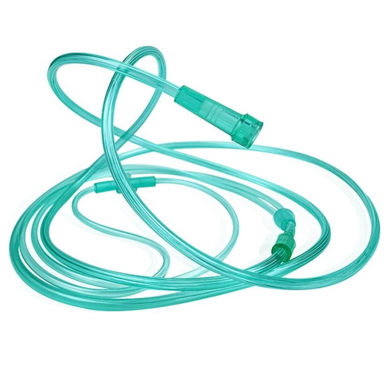 Wego Medical Disposable PVC Material Nasal Catheter Tube Nasal Oxygen Cannula Catheter