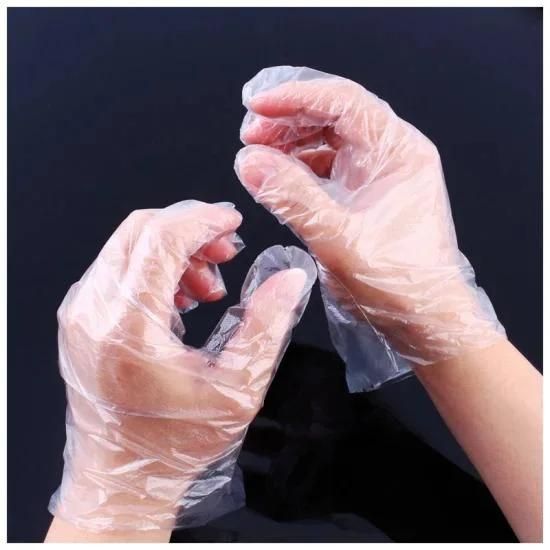 Disposable Plastic Food Grade CPE Food Glove TPE Gloves