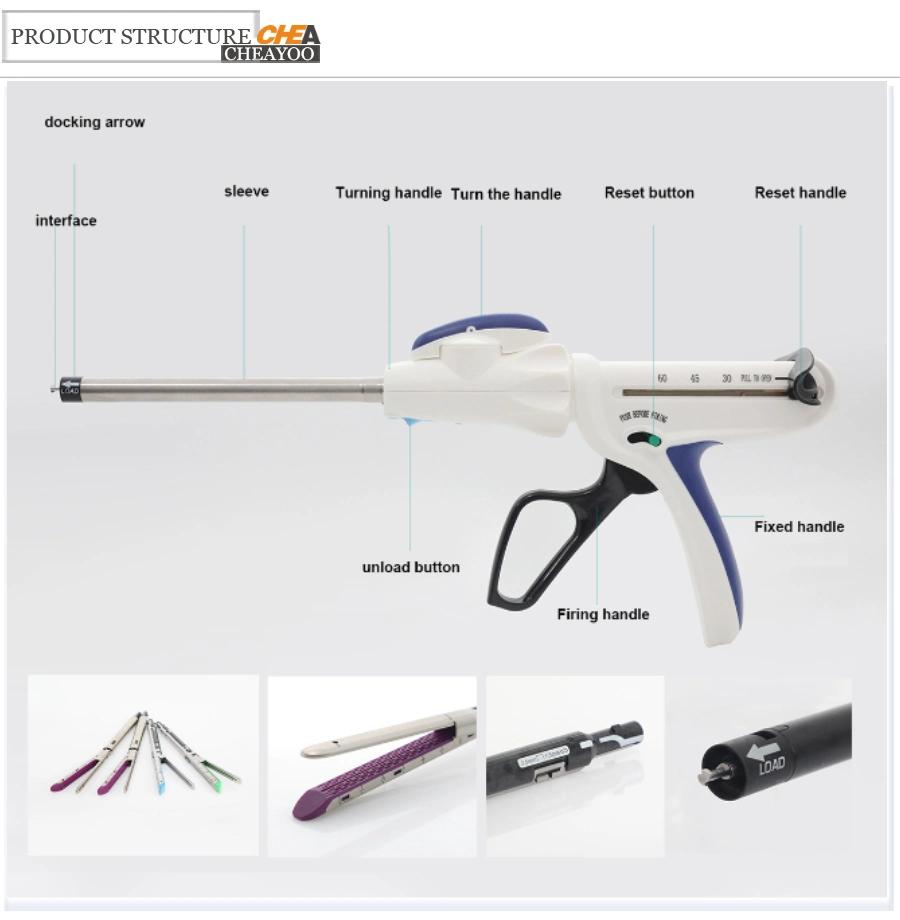 High Quality Disposable Surgical Single Use Endoscope Stapler