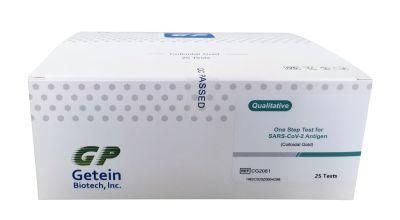 Rapid Test Kit Nasal Swab One-Step Antigen Test Cassette Test Kits 2019 Colloidal Gold