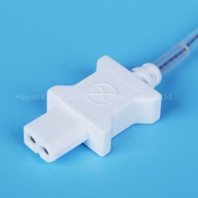 Round Tipped for Temperature Management All Silicone Foley Catheter with Temperature Sensor Probe