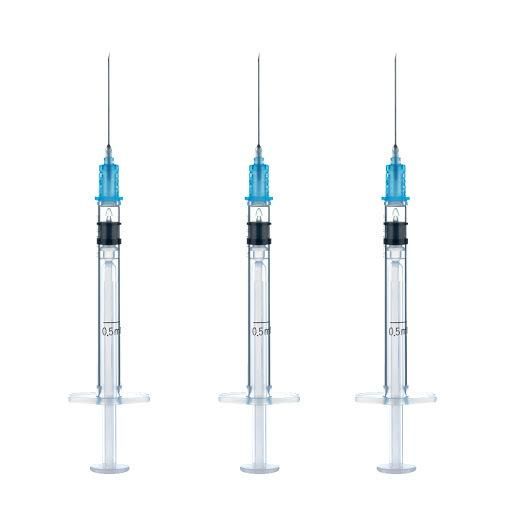 Ce/FDA Approved Auto Disable Syringe for Hypodermic Injection, 1ml, 5ml, 10ml