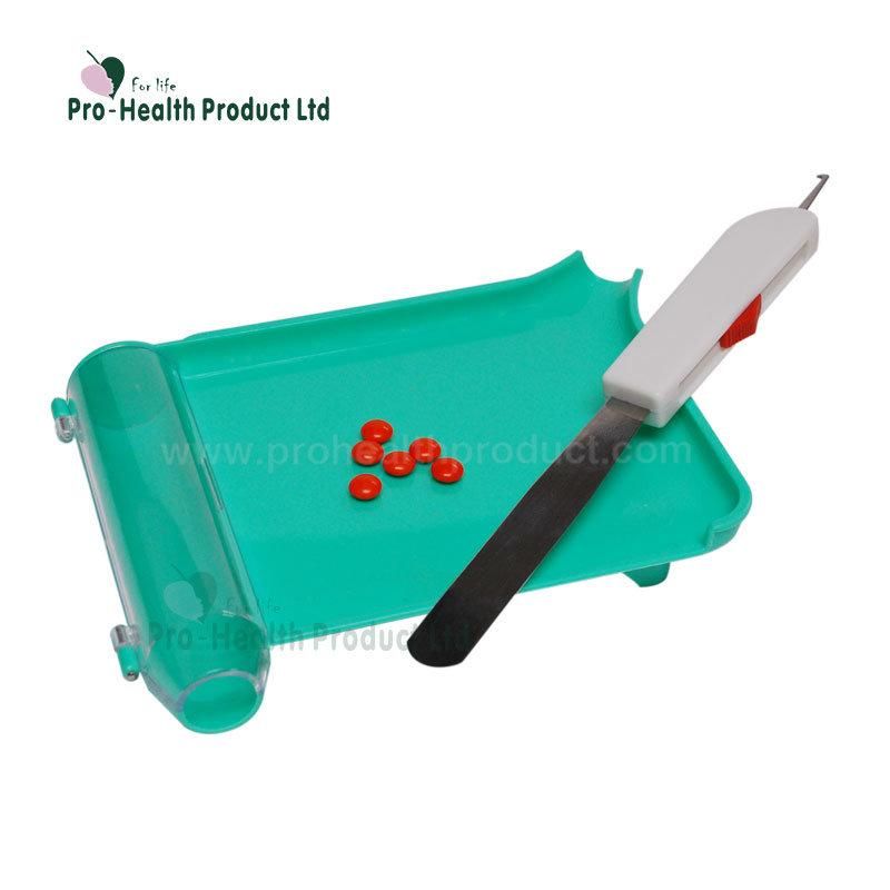 Plastic Pill Counting Tray Spatula