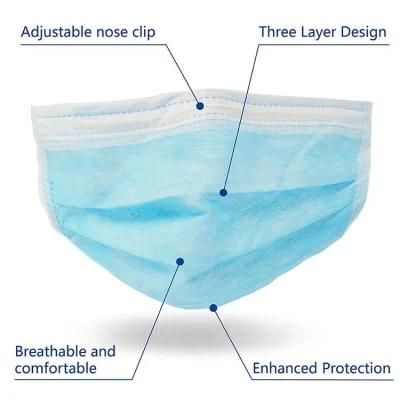 Fabric Face Mask /Disposable Face Mask/2020 Hot Sale 3 Ply Earloop Non Woven Disposable Face Mask/Children Face Mask 3-Layer Ply Kids