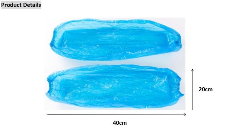 PE CPE Waterproof & Dustproof Oversleeve Nonwoven Surgical Sleeve Cover Arm Sleeve Cover