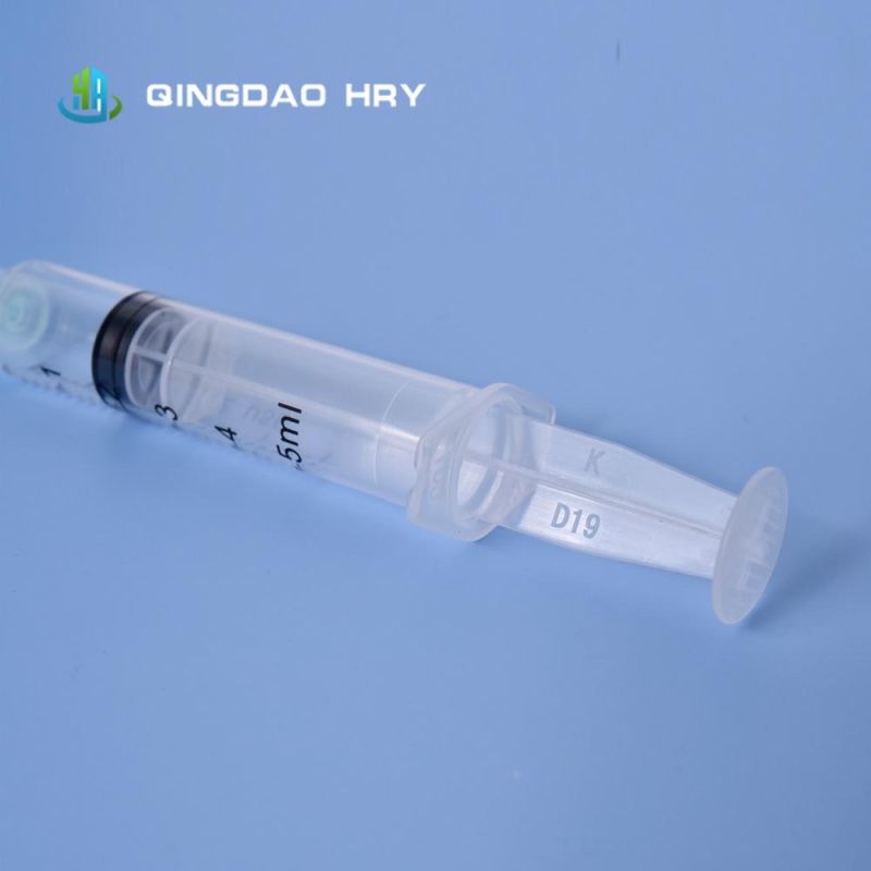 5ml Disposable Sterile Injection Syringe with Needle & Safety Needle, Insulin Syringe, Safety Syringe with CE FDA 510K and ISO13485