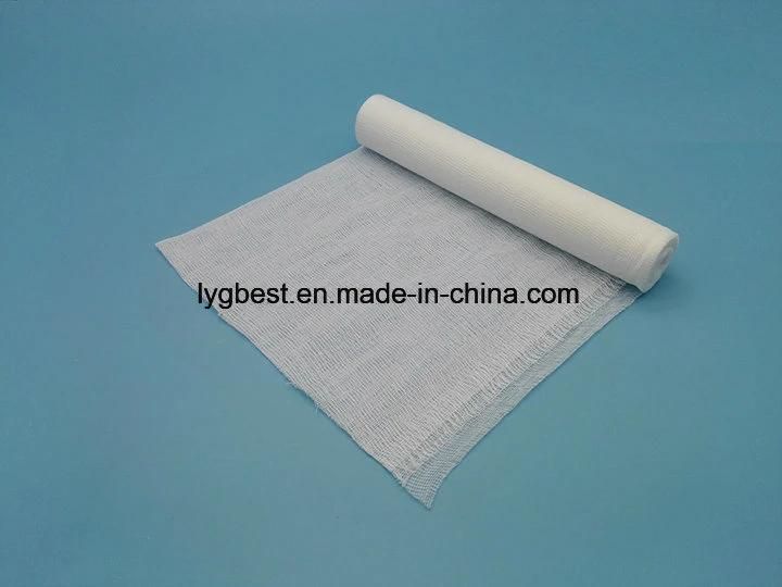 Medical Equipment 2ply Medical Absorbent Gauze Cotton Woll Roll Approved by Ce ISO