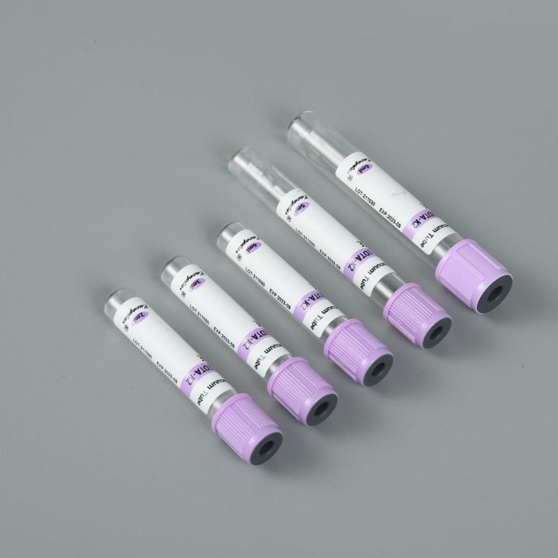 Siny EDTA K2 K3 Tube Hospital Medical Supply Wholesale Serum Blood Test Plain Tube Glass Vacuum Blood Collection Tubes with ISO13485