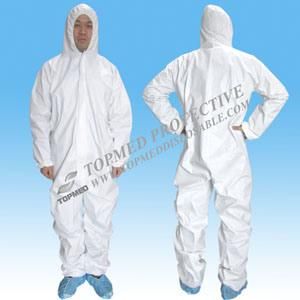 Disposable Nonwoven Coverall, Coverall Used in The Quarantined Areas