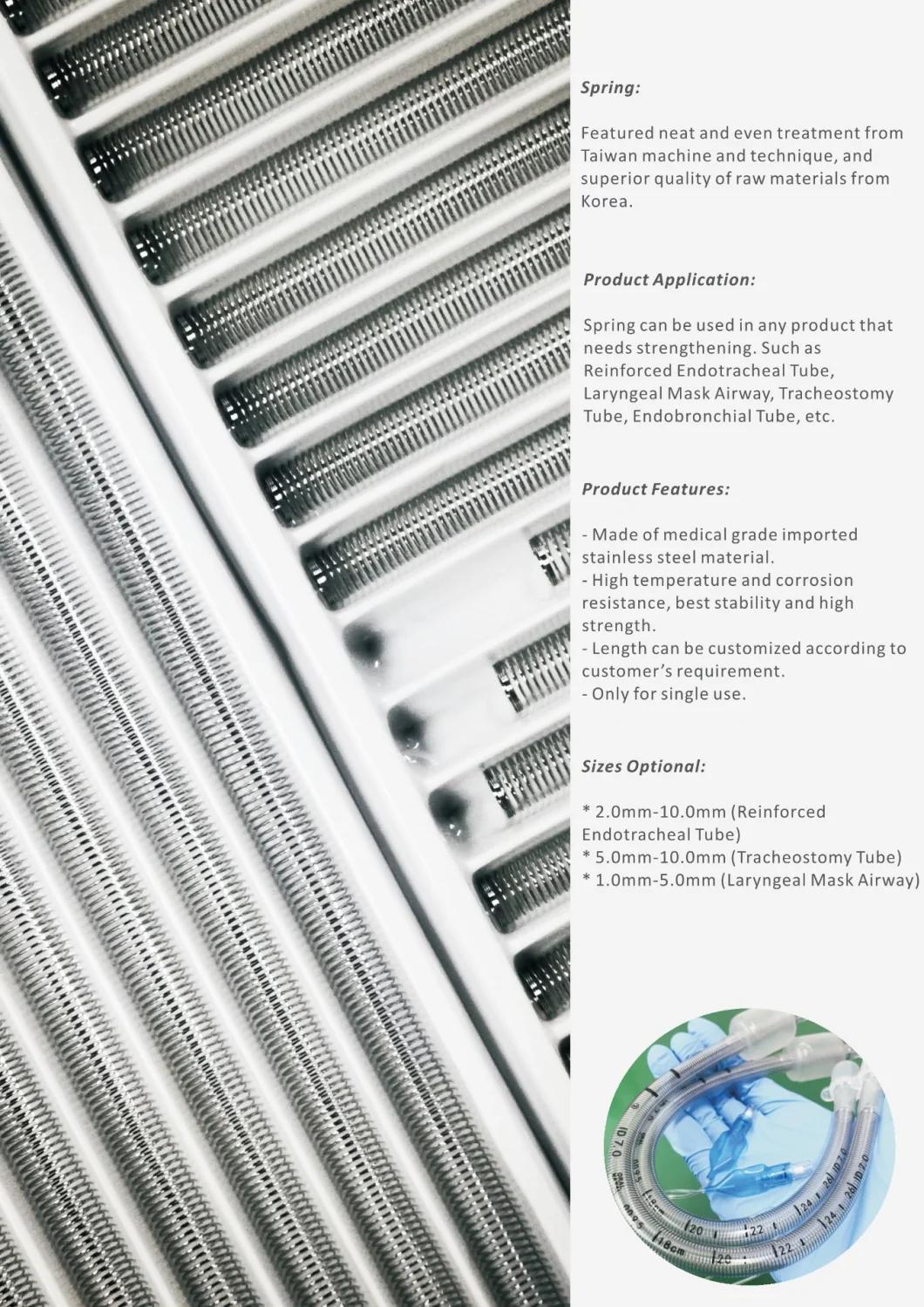 Endotracheal Tube Spring for Strengthen Tube Body