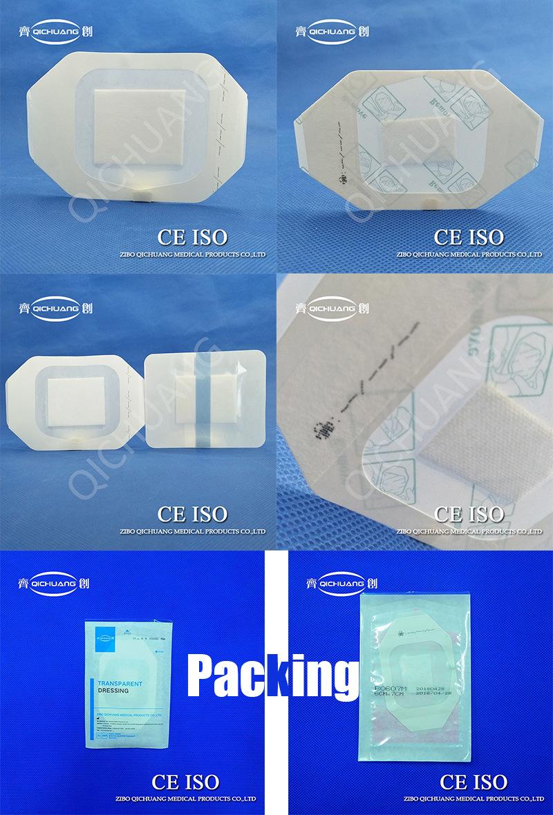 China Manufacturer Transparent Wound Film Dressing Wound Care Supply