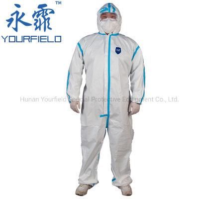 Yourfield Chemical Hospital Protection Suit Safety Virus Surgical Medical Coverall Disposable Medical Protective Clothing