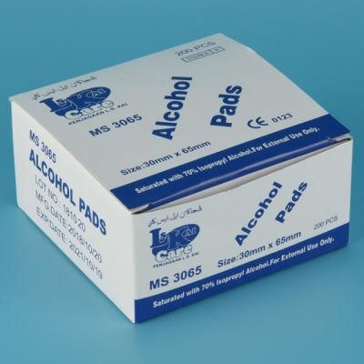 Alcohol Swabs, Disinfection Swab, Alcohol Prep Pads with Different Specification