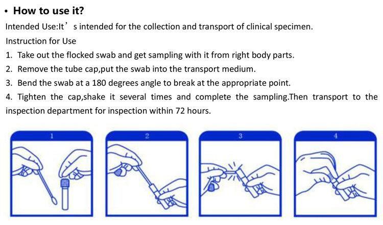 My-L011e Collection Tube Medical Disposables Specimen Collection Kit