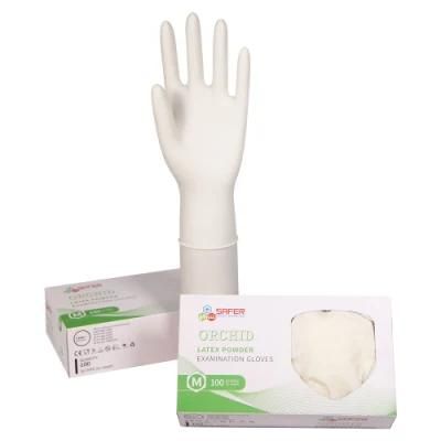 Rubber Glove Velvet Latex Disposable Medical Powder with High Quality