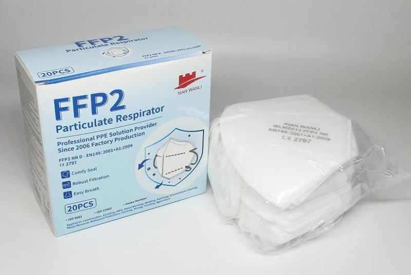 Bfe>95% FF P2 5 Layers Ear-Loop Mask Disposable En149 Certified