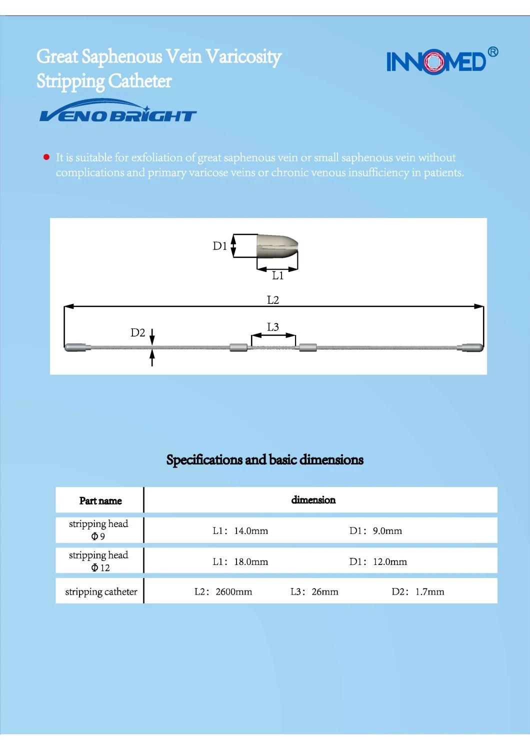 Primary Superficial Varicose Veins Stripet Catheters