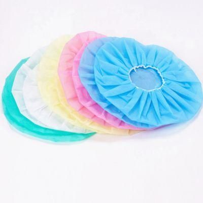 Disposable Hairnet Non Woven Medical Bouffant Caps Non Woven Polypropylene Bouffant Cap Clip Cap