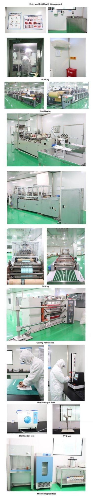 Arjo Paper Plastic Sterilization Medical Self Seal Pouches