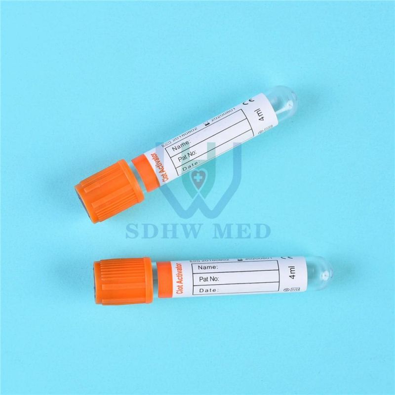 Vacuum Blood Tube Plain and EDTA Color Vacuum Blood Collection Tube Machine Best Quality Vacuum Blood Test Tube