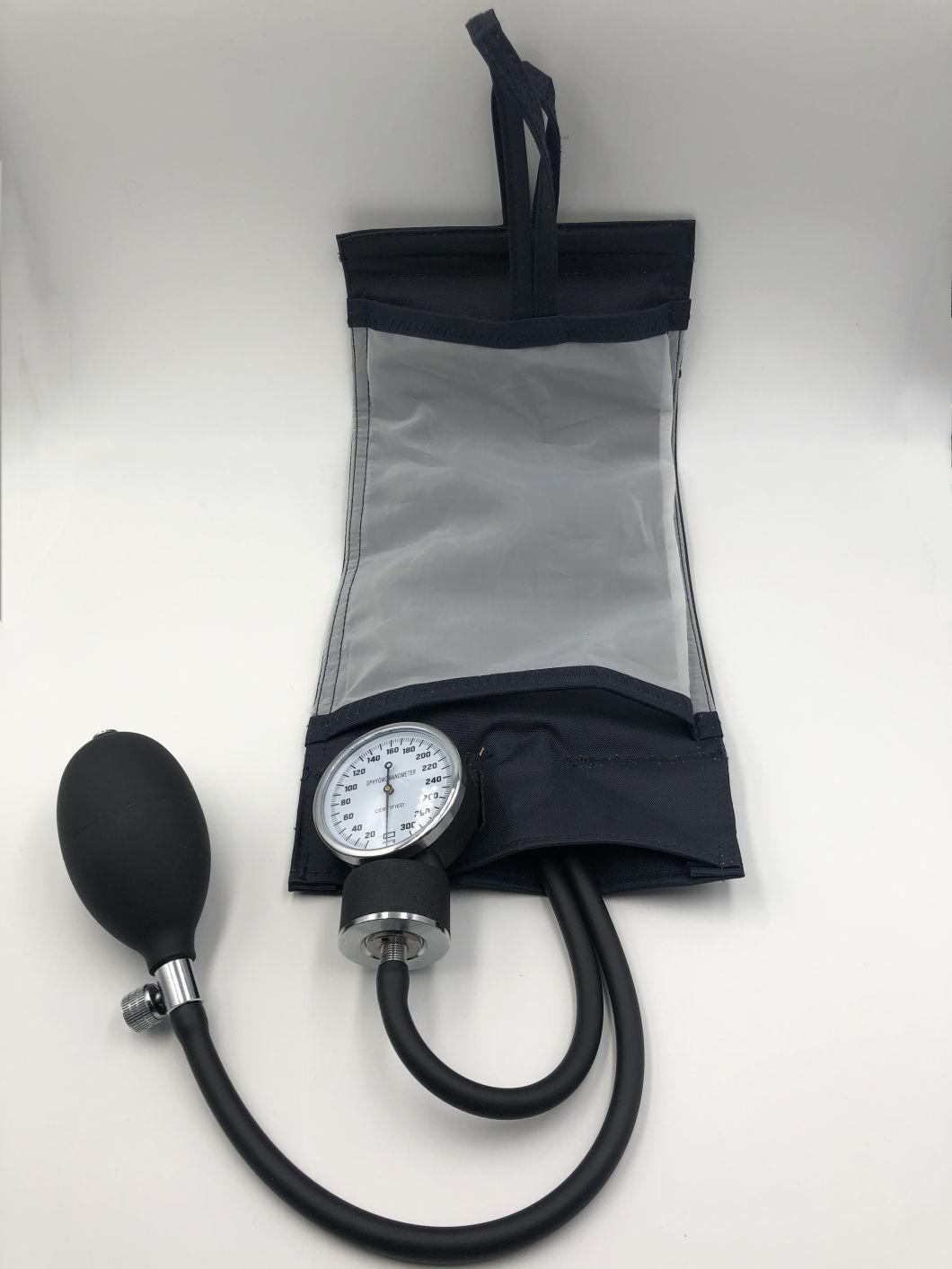 Reusable Pressure Infusion Bag with Manual Inflation Bulb and Pressure  Gauge 