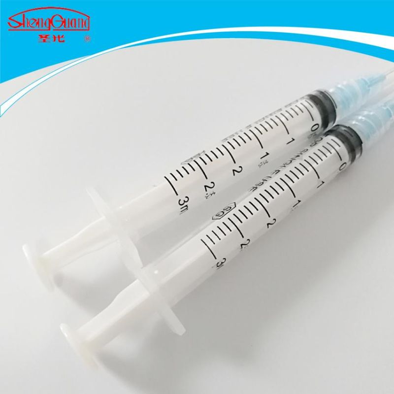 Disposable Medical Plastic Cosmetic 3ml Syringe OEM