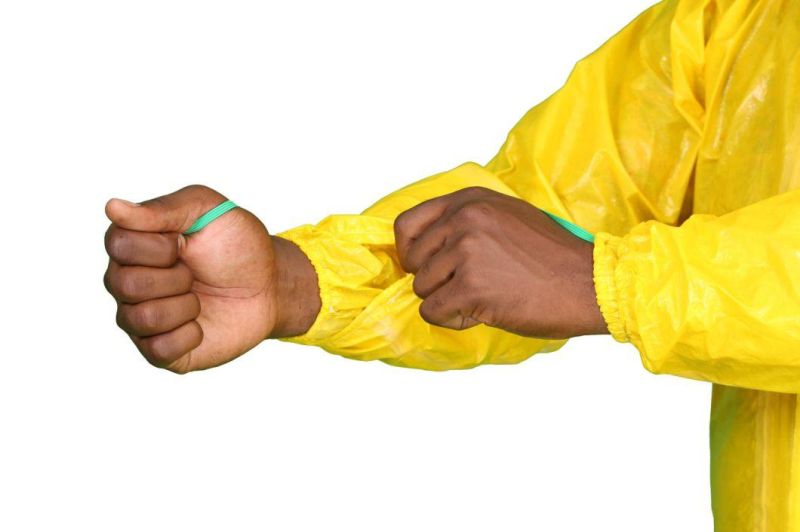 Type 3-4-5-6 Chemical Spray Tight Sf PP PE Fabric Protective Coverall