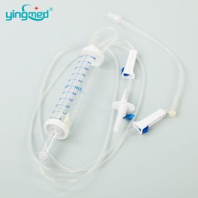 Disposable High Quality Medical Pediatric Burette Infusion Set 100ml 150ml ISO13485 CE