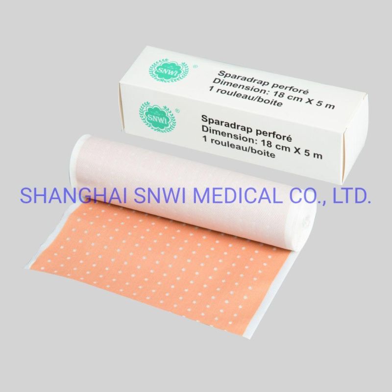 High Quantity Disposable Medical Surgical Adhesive Drilled Plaster with Porous and Perforate Tape for Hospital Use