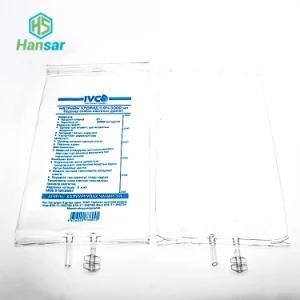 Infuser of 25PCS for Parenteral Nutrition Stand up Infused Chocolates 500ml IV for Medical High Transparent PVC Infusion Bag