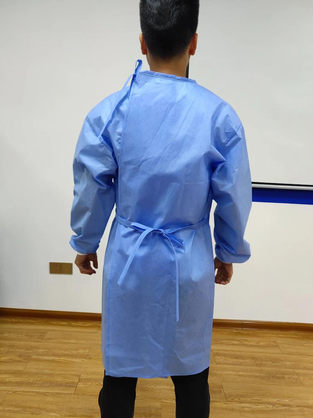 SMS Fabric Disposable Surgical Gowns with Test Report