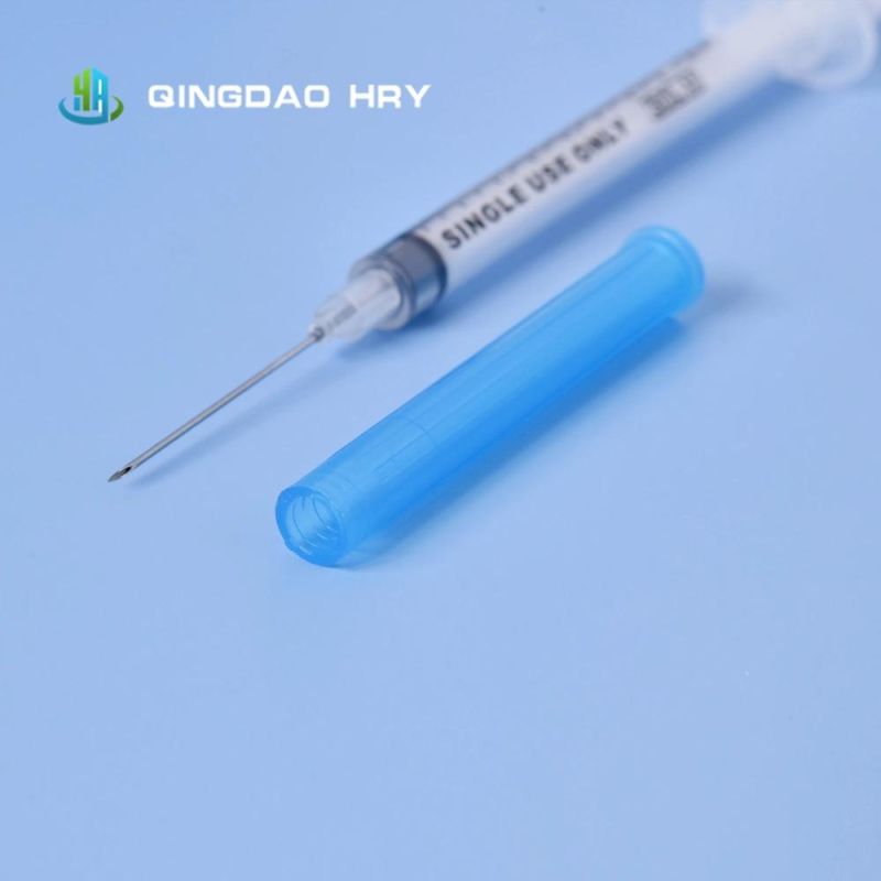 Low Dead Space 1ml Disposable Syringe with CE FDA ISO 510K