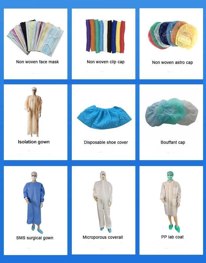 Disposable Designs Non Woven Isolation Xs-4XL Protective Low Cost Food Factory Laboratory Visit Green Lab Coat Dispos Visitor Gown Without Collar