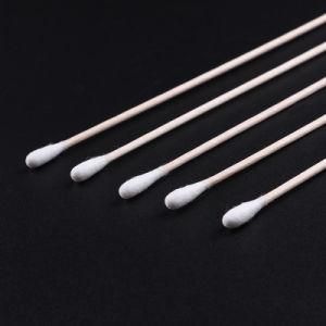 Wooden Stick Cotton Tipped Disposable Sterile Medical Specimen Swab