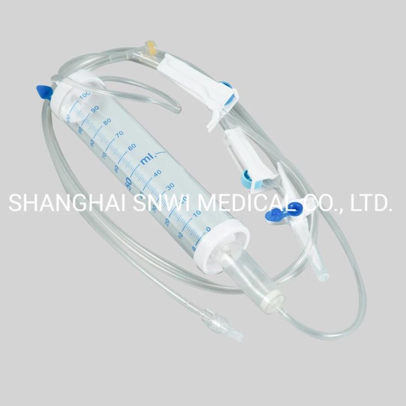 100ml/150ml 60 Drops/Ml Disposable Pediatric IV Infusion Set with Burette