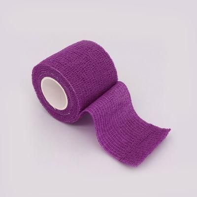 Tesco Chain Stores Certified Supplier Self Adhesive Cohesive Bandage with TUV Rheinland CE FDA Certified