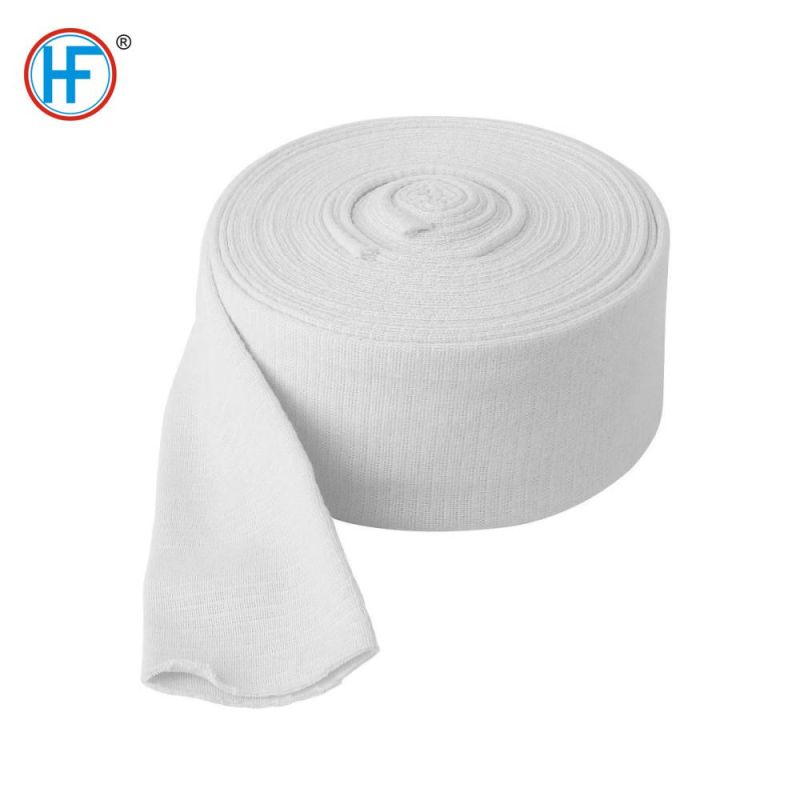 Mdr CE Approved Factory Direct Sale Medical Dressing Stockinet Tubular Gauze Bandage Tube Bandage