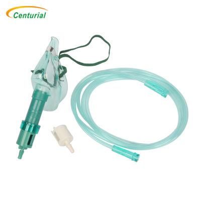 Adjustable Oxygen Comcentration Range 24%~50% Multi-Vent Venturi Mask