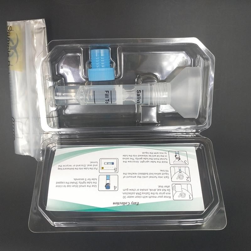 Factory Source Supply Saliva Collection Kit for DNA Specimen Collection Test