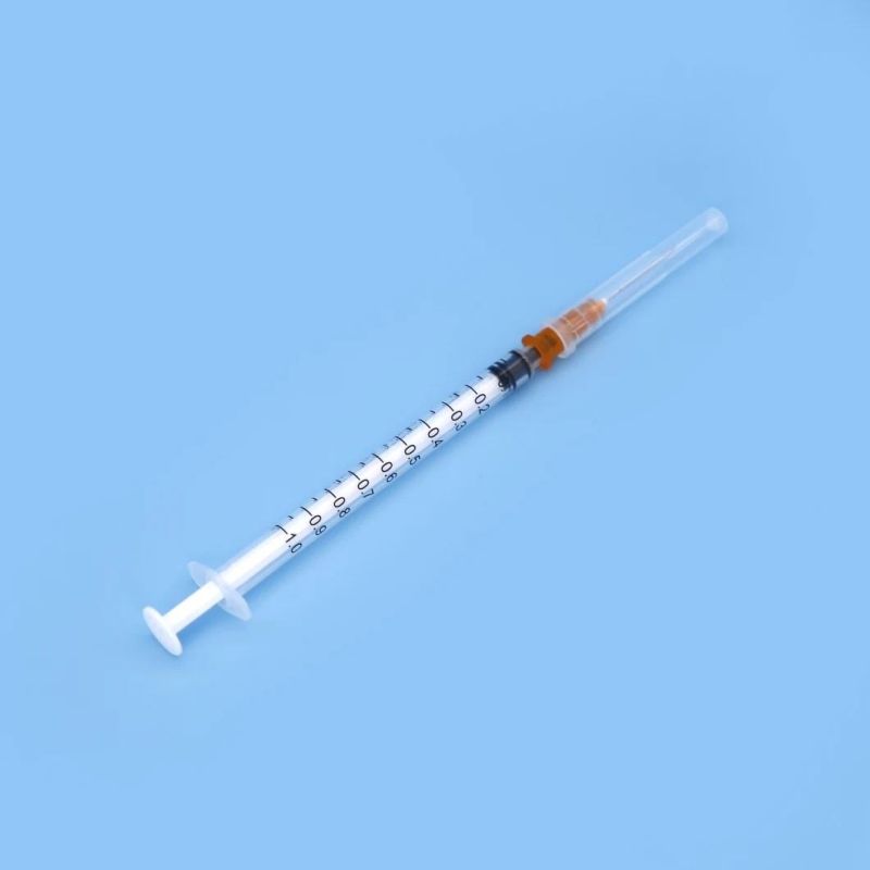 Huicheng Disposable Plastic Syringe Sterile 0.5/1/3ml Syringe with Needle