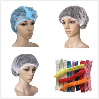 Non-Woven/SMS/Surgical/PP/Mop/Crimped/Pleated/Strip/Medical Disposable Clip Mob Cap